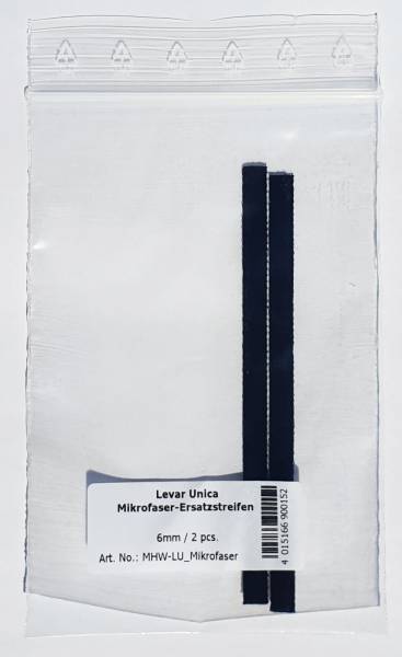 Levar Unica Ersatz-Mikrofaserstreifen (2er Set)